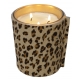Candle 375gr GOLD Leopard