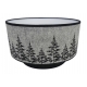Double lampshade with fir design