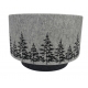 Double lampshade with fir design