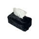 Housse boîte à Kleenex rectangle, fourrure noire
